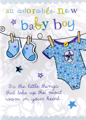 Picture of ADORABLE BABY BOY CARD